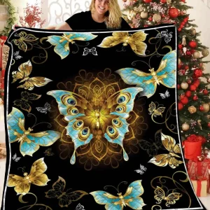 Butterfly Quilt Blanket BBB121213MH and Home Decor