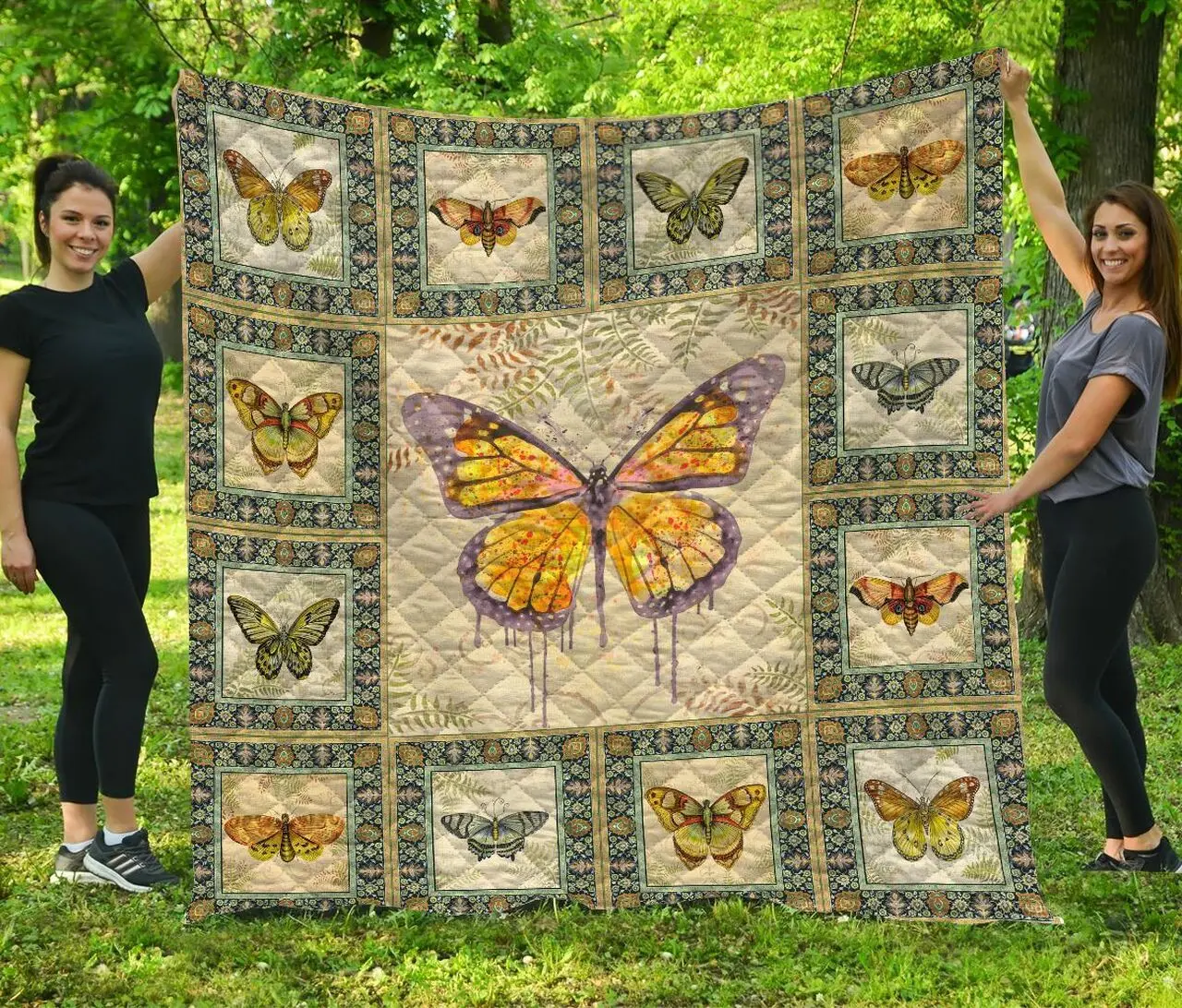 Butterfly Quilt Blanket Dhc1312197Vt and Home Decor
