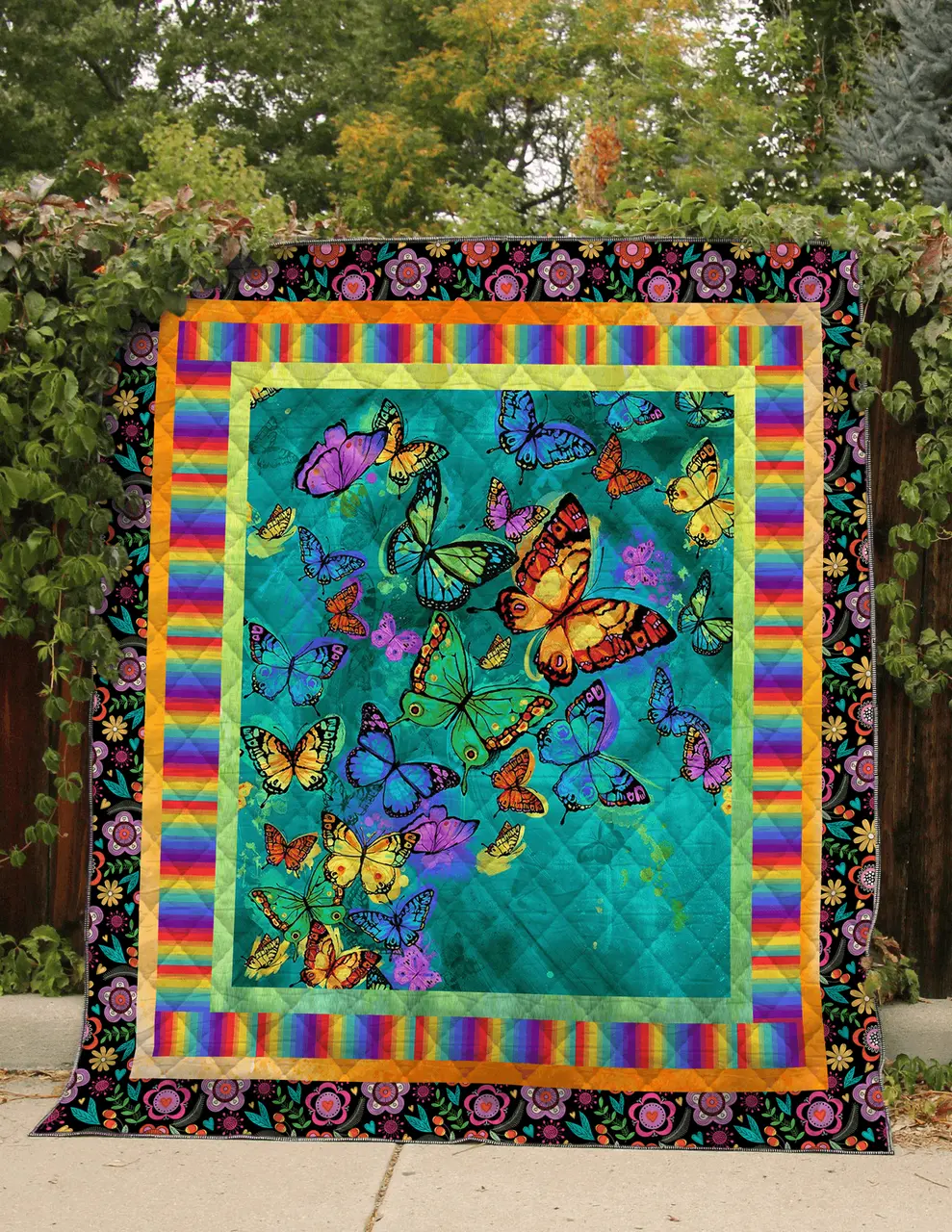 Butterfly Quilt Cwr and Home Decor