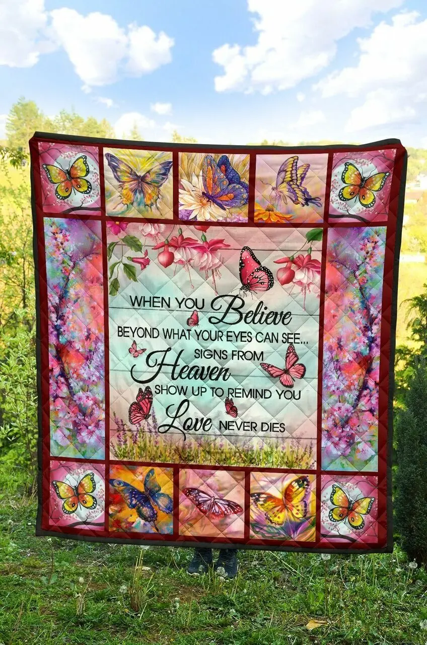 Butterfly Vcb Quilt Derqeg and Home Decor