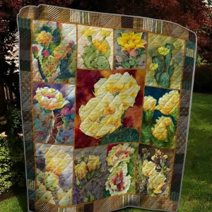 Cactus 1 Quilt and Home Decor