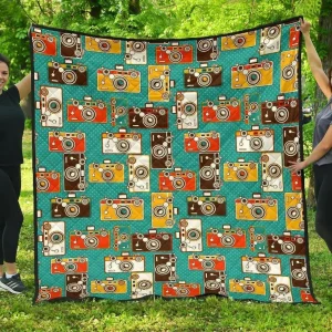 Camera Cl12100108Mdq Quilt Blanket and Home Decor