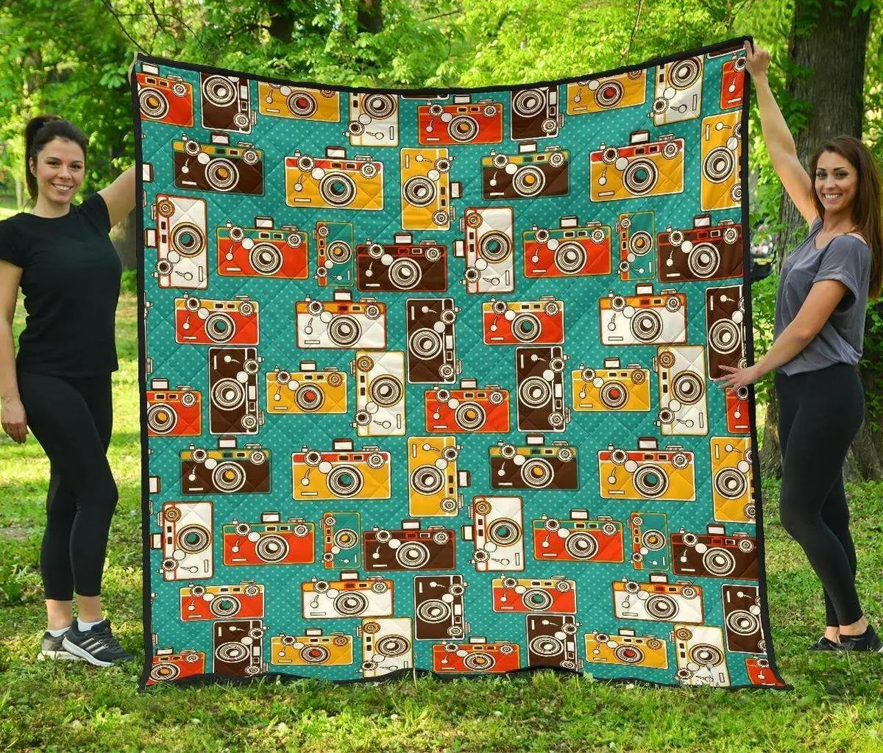 Camera Cl12100108Mdq Quilt Blanket and Home Decor