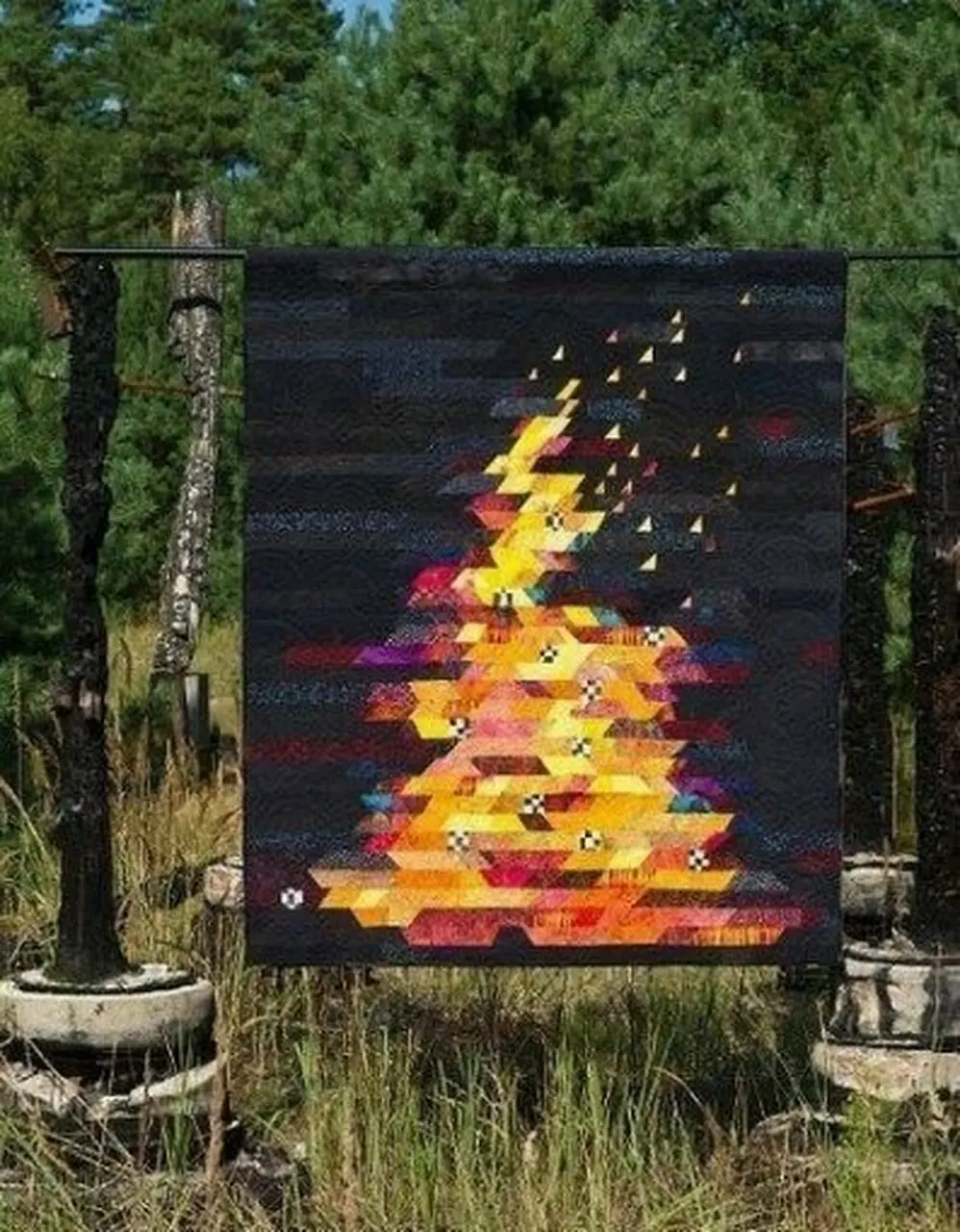 Campfire Hur Quilt Cysiwz and Home Decor