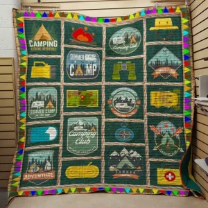Camping Club Quilt and Home Decor
