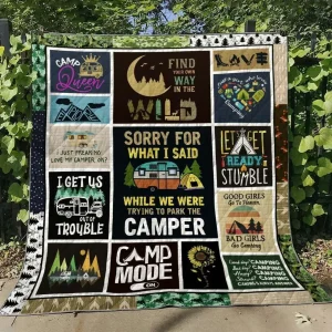 Camping Hn140601 Quilt Blanket and Home Decor