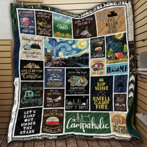 Camping Life SH1 NTA020398 3D Customized Quilt and Home Decor