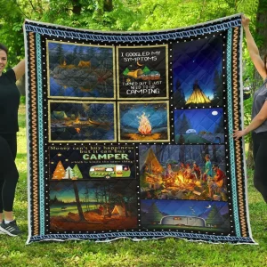 Camping Premium Quilt Cd30805 Quilt and Home Decor