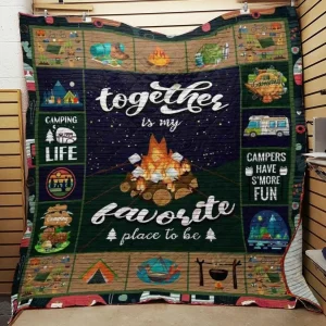 Camping Quilt Blanket ABC07113431 and Home Decor