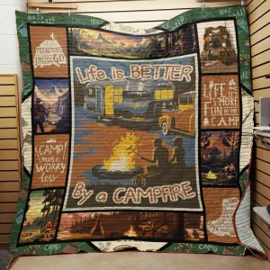 Camping Quilt Blanket ABC07113832 and Home Decor