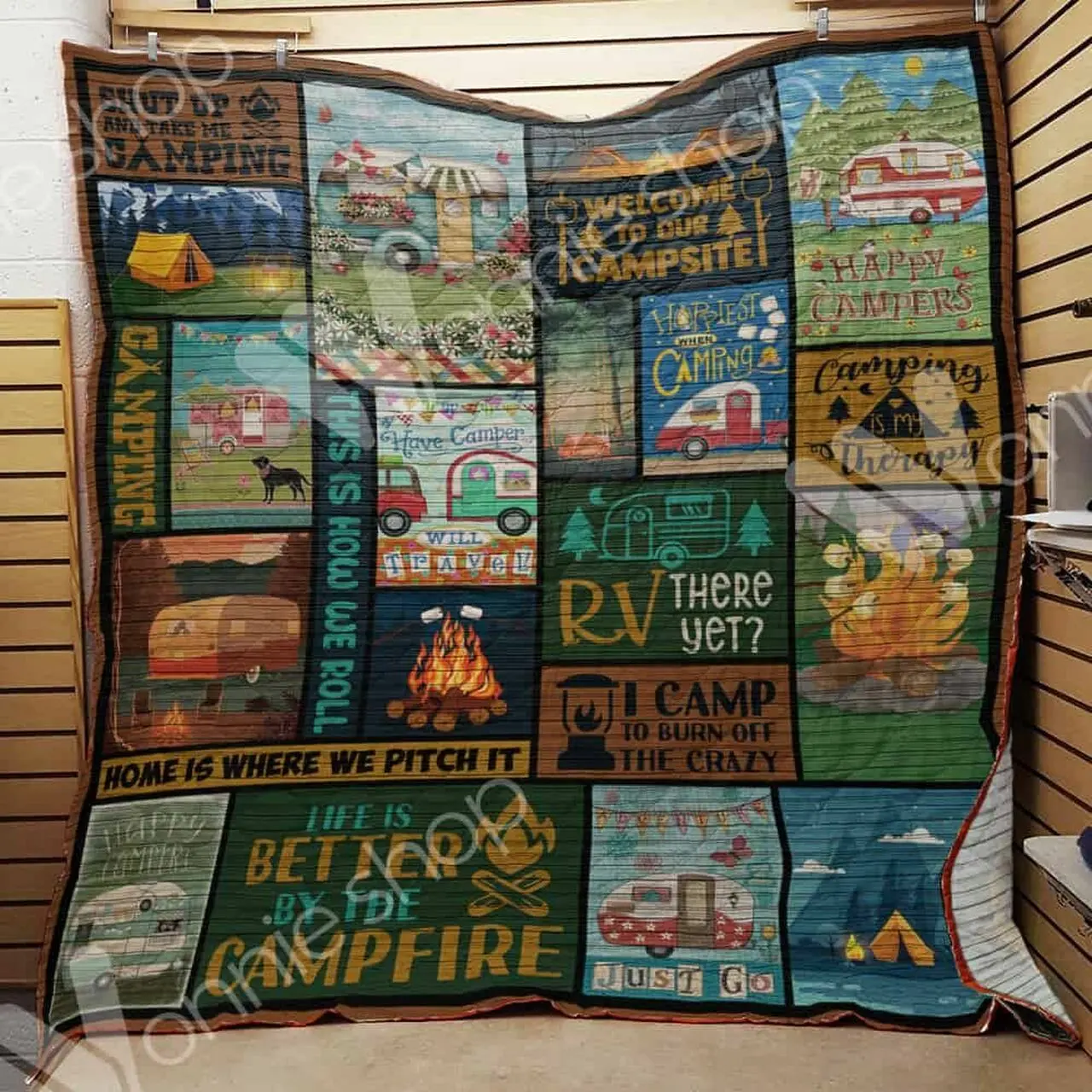 Camping Quilt Blanket Dhc06021228Td and Home Decor