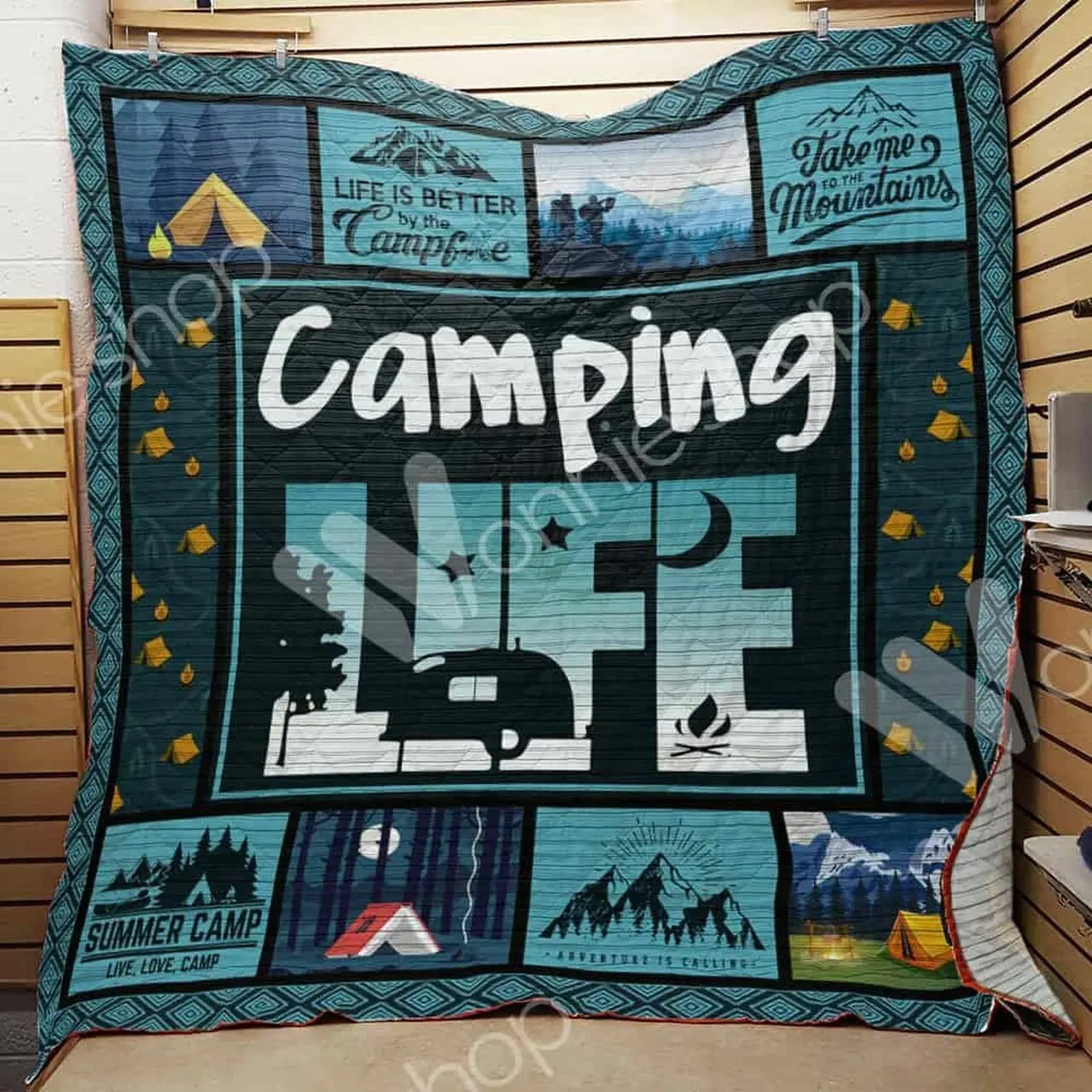 Camping Quilt Blanket Dhc1002913Td and Home Decor