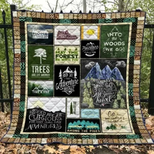Camping Quilt Blanket Ver 19 Quilt and Home Decor