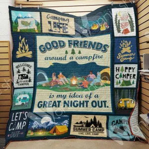 Camping Quilt Cd084 Quilt and Home Decor