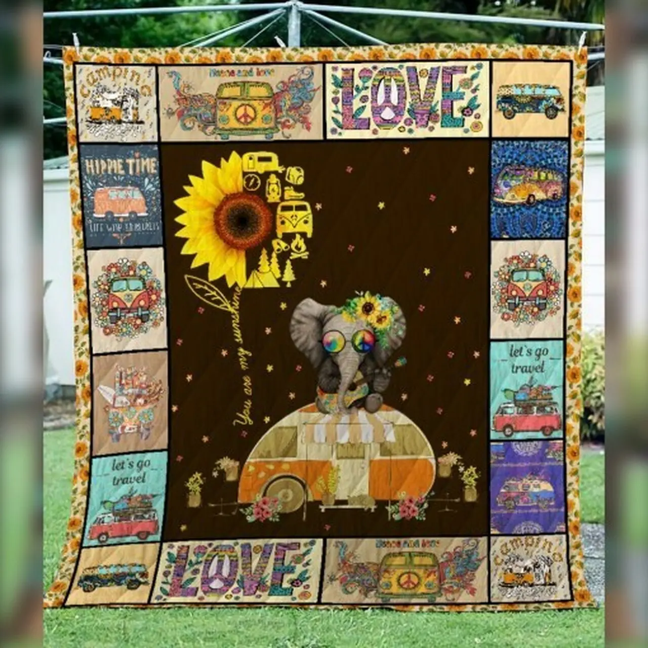 Camping Quilt Maria and Home Decor