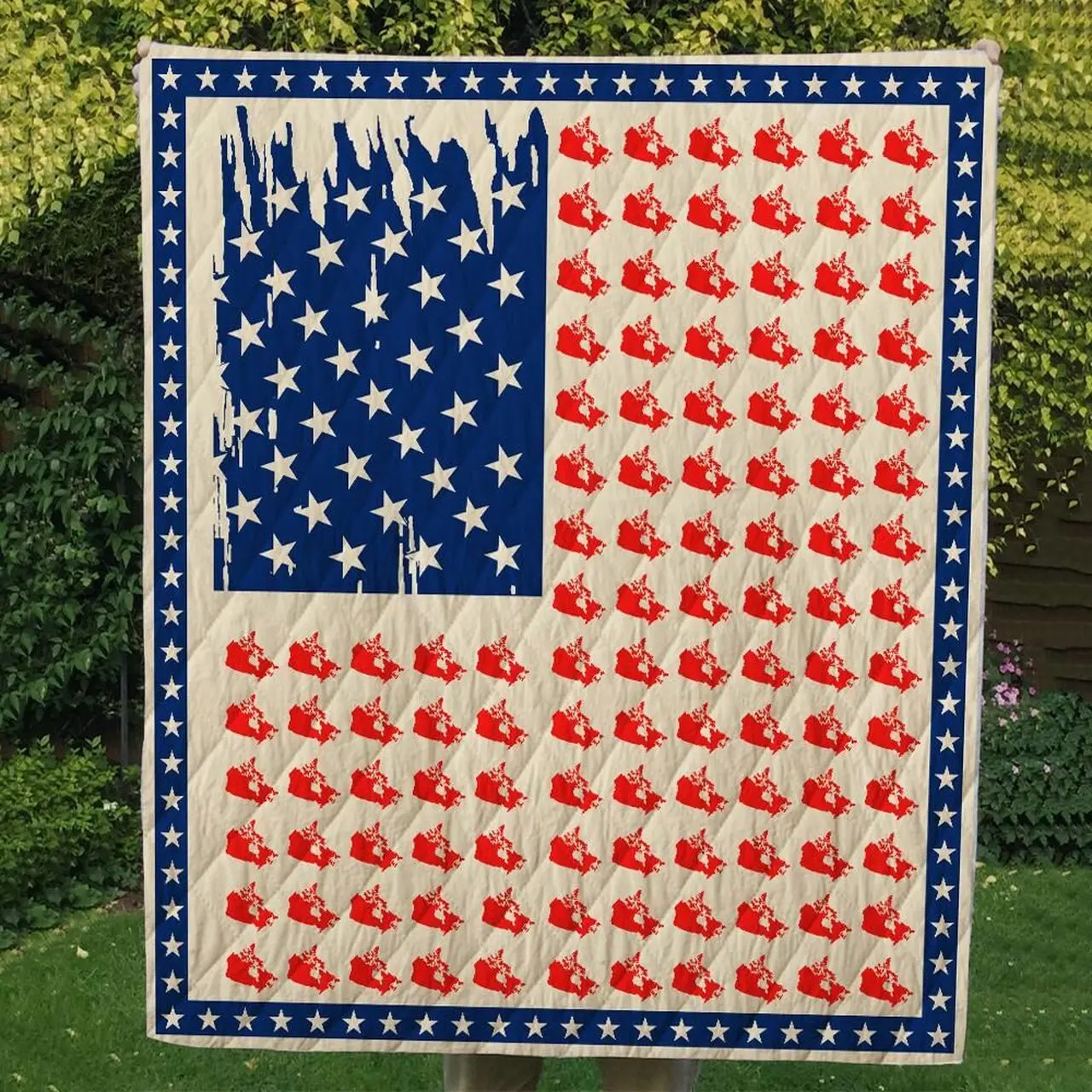 Canada Flag Cl14100053Mdq Quilt Blanket and Home Decor