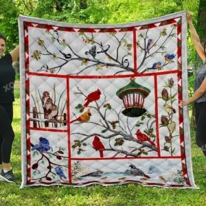Cardinal Hur Quilt Bevrjt and Home Decor