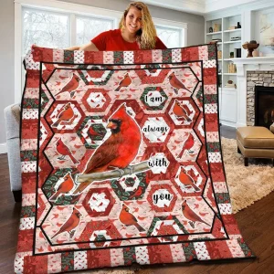 Cardinal Quilt Blanket BBB120529HT and Home Decor