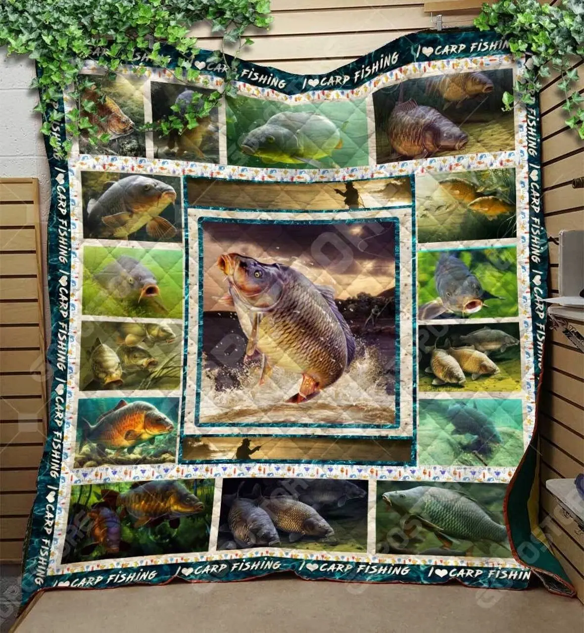 Carp Fishing Like 3D Personalized Customized Quilt Blanket 1086 and Home Decor