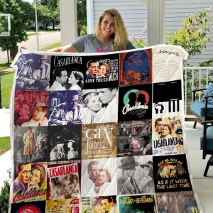 Casablanca Quilt Blanket 0345 and Home Decor