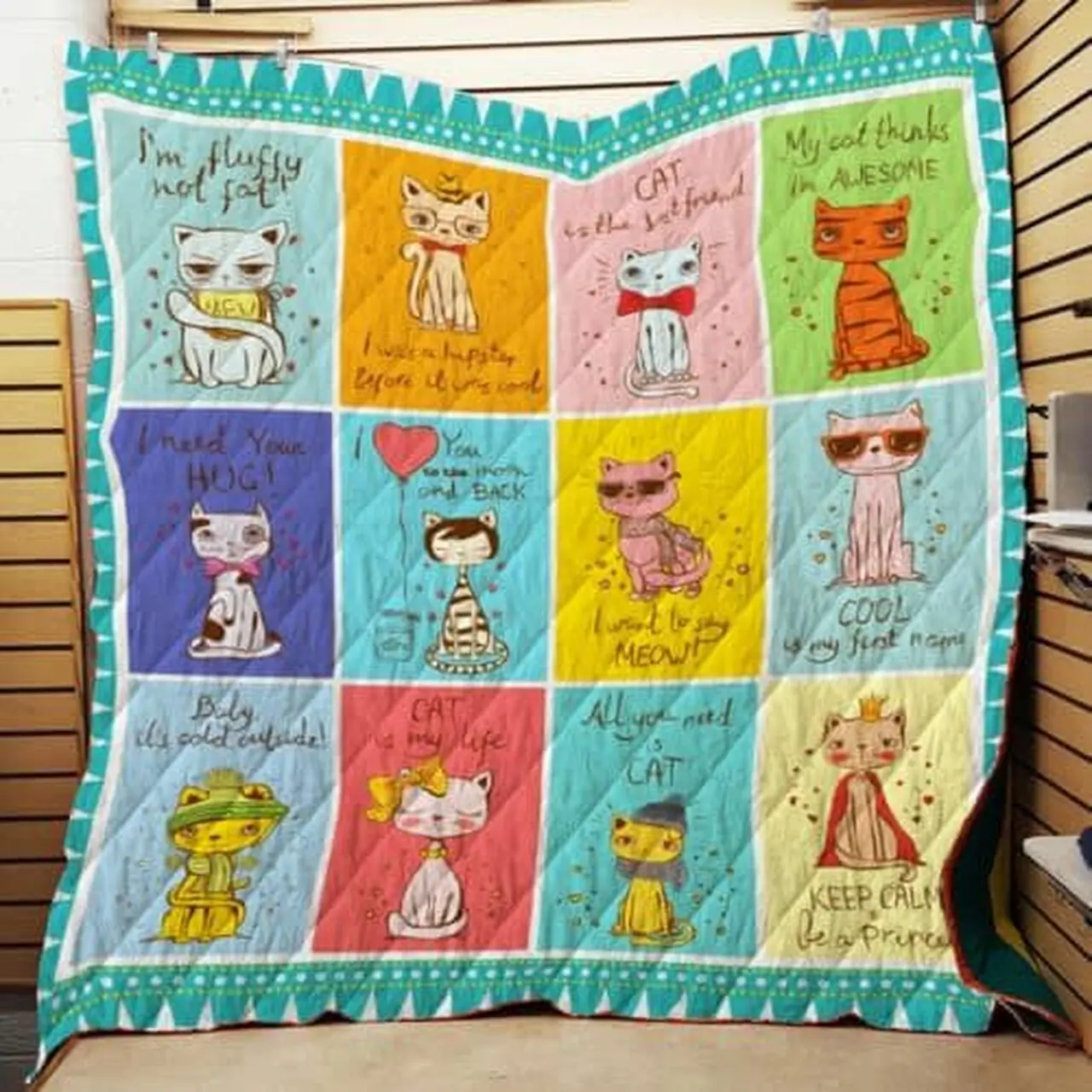 Cat Cl22100114Mdq Quilt Blanket and Home Decor