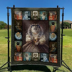 Cat Lady DHCLD0909 Quilt Blanket and Home Decor