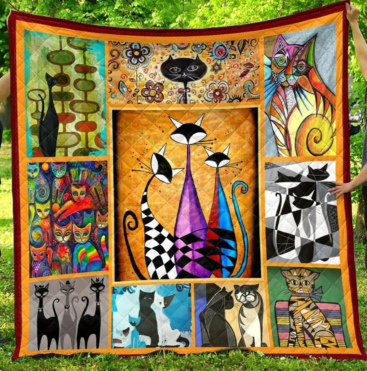Cat Lovers Quilt Blanket ABC07114280 and Home Decor