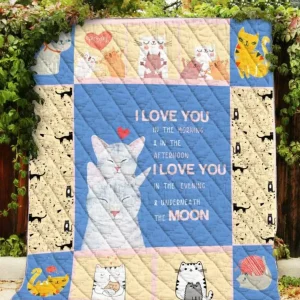 Cat Mom Quilt Blanket Quilt and Home Decor