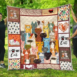 Cat Multi Quilt Blanket Dhc09121622Dd and Home Decor