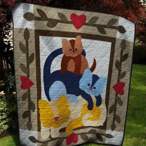 Cat Nx140504 Quilt Blanket and Home Decor