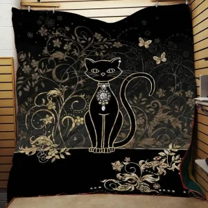 Cat Quilt Blanket C9B0504143NH and Home Decor