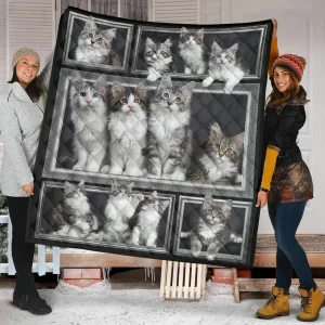 Cat Quilt Blanket Dhc09121364Dd and Home Decor
