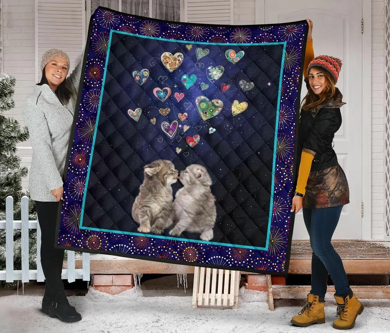 Cat Quilt Blanket Dhc09121419Dd and Home Decor
