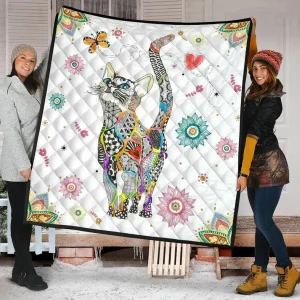 Cat Quilt Blanket Dhc09121538Dd and Home Decor
