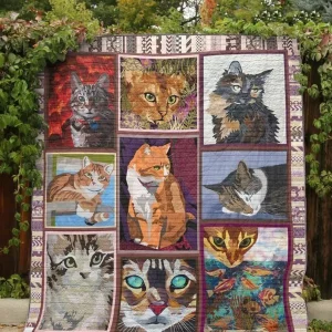 Cat Vcb Quilt Derqvg and Home Decor