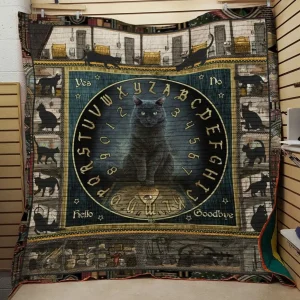 Cat Yes Quilt and Home Decor