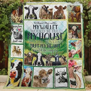 Cattle Cow Awesome G1 3D Customized Quilt and Home Decor
