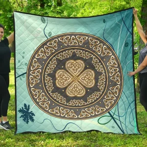 Celtic Shield Premium Quilt A6 Quilt and Home Decor