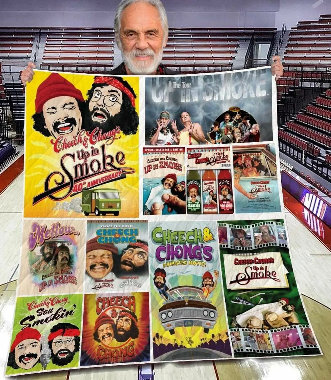 Cheech And Chong Comedy Duo Quilt Blanket Bs1135 and Home Decor