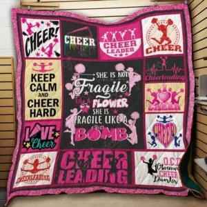 Cheerleading Cl2100103Mdq Quilt Blanket and Home Decor