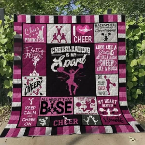 Cheerleading Nn100608 Quilt Blanket and Home Decor
