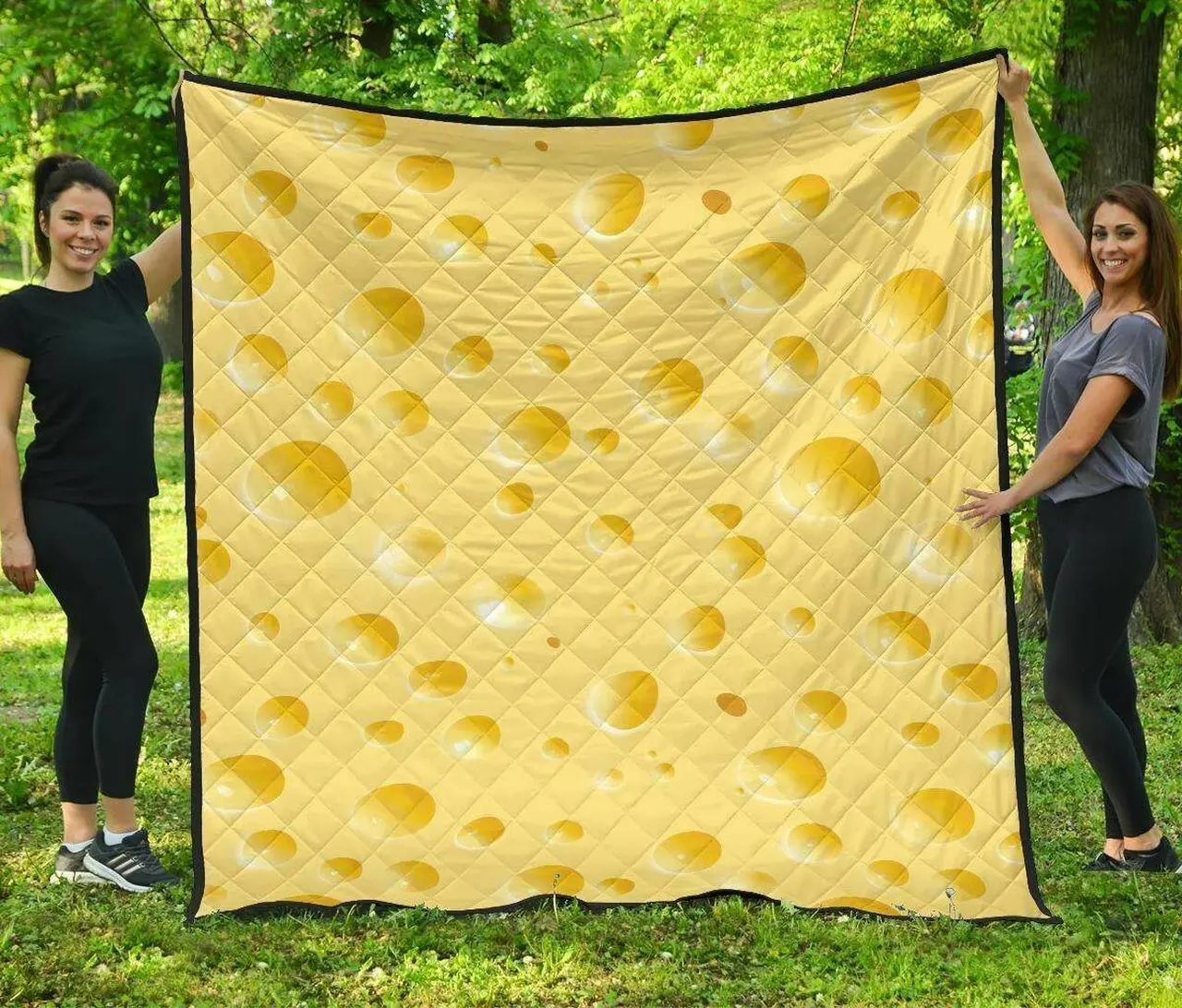 Cheese Texture DHCDHC DT1910 Quilt Blanket and Home Decor