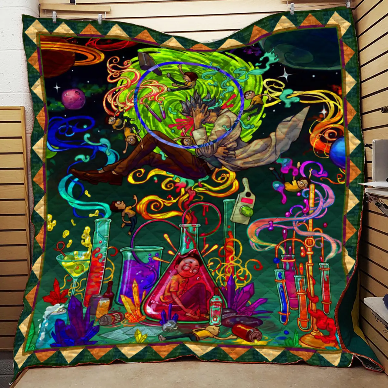 Chemist Rick Quilt and Home Decor