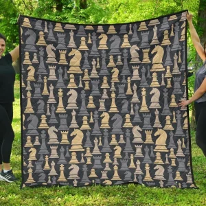 Chess Cl12100153Mdq Quilt Blanket and Home Decor
