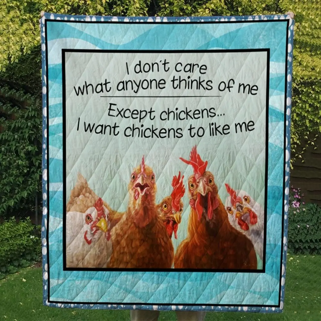 Chicken Cl14100102Mdq Quilt Blanket and Home Decor