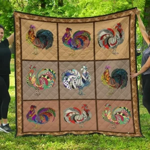 Chicken Quilt Blanket and Home Decor