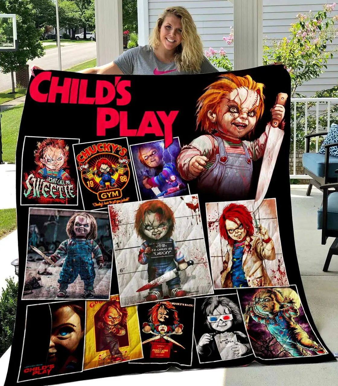 Childs Play Vr1 Quilt and Home Decor