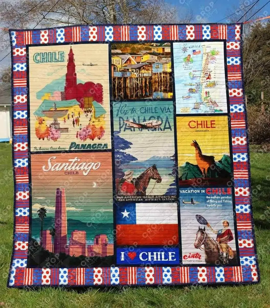 Chile 1 Blanket Th1307 Quilt and Home Decor