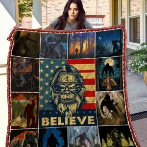 CHQ008 Bigfoot Quilt Blanket and Home Decor