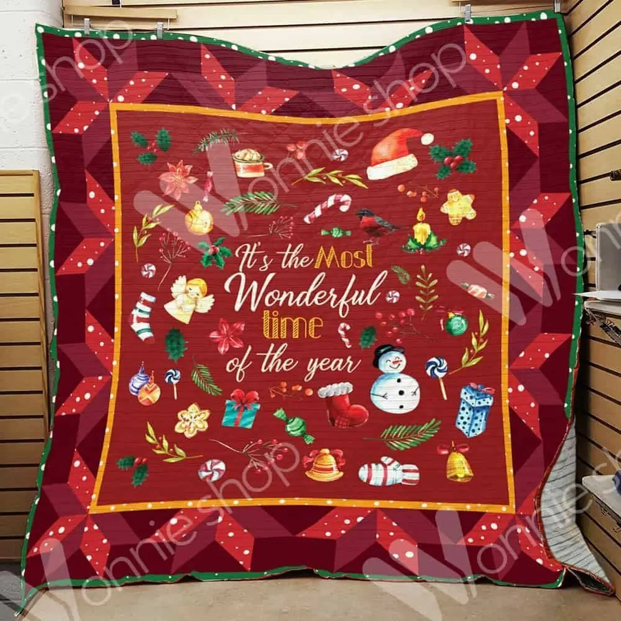 Christmas Hur Quilt hy and Home Decor
